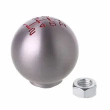 1 pcs Aluminum Round 6 Speed Manual Shift Knob Gear M10x1.5 Thread For Honda Civic Odyssey Accord