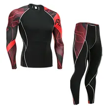 MMA мужская компрессионная рубашка прогулочные Костюмы Одежда динамический комплект 4xl длинная футболка и штаны женские Фитнес Тренировочные трико одежда