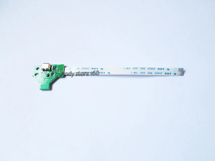 

For PS4 12Pin USB JDS-030/040/011 Connector LED Charging Charger PCB Board For Playstation 4 Controller +Cable 50set