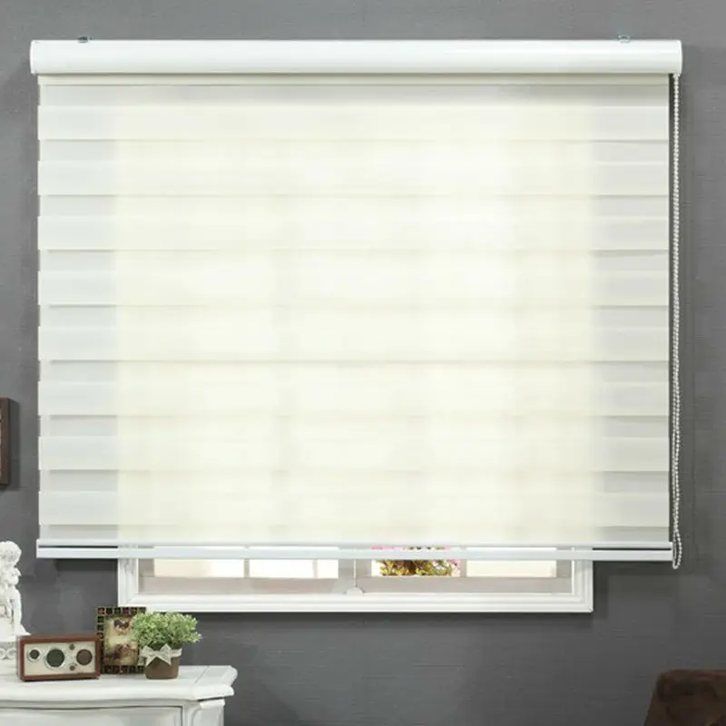 2017 New Style Soft Quality Good Design Zebra Blinds Solid Color 2017 New Style Soft Quality Good Design Zebra Blinds Solid Color Double Layer Roller Rainbow Curtain In Curtains From Home