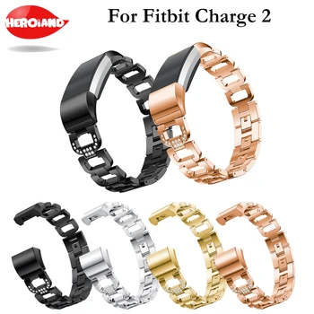

Watch Band Stainless Steel Metal For Fitbit charge 2 WatchBand Strap Bracelet for Fitbit Charge 2 Smart Watch Women Men