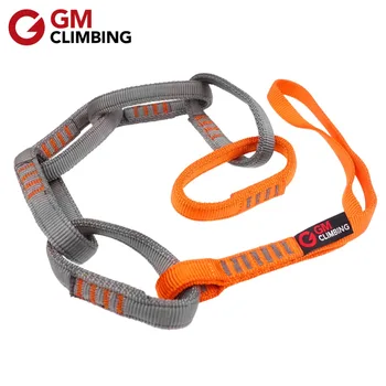 

23kN 97cm Nylon Safe Chain CE / UIAA 16mm Double Wrapped Climbing Sling for Personal Anchor System Hammock Suspension