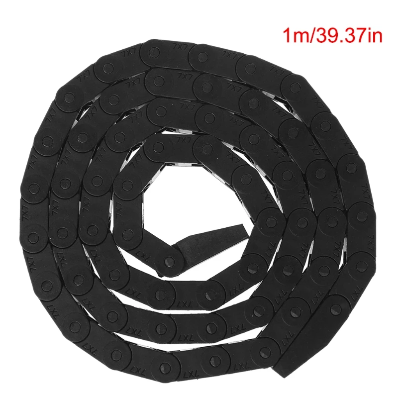 7X7mm L1000mm Cable Drag Chain Wire Carrier + 2 End Connector For 3D ... - 7X7mm L1000mm Cable Drag Chain Wire Carrier 2 EnD Connector For 3D Printer CNC 3D Printer