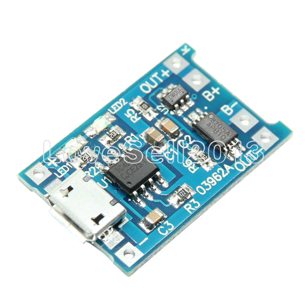 Автоматическая защита! 5 шт. Micro USB в 1 а 18650 TP4056 модуль зарядного устройства