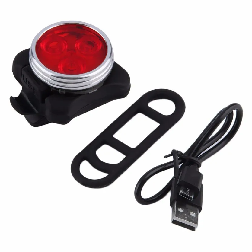 Велосипедный светильник со встроенным аккумулятором, велосипедный задний светильник, 4 режима, Перезаряжаемый USB светодиодный светильник для велосипеда, светильник-вспышка с креплением, Аксессуары для велосипеда
