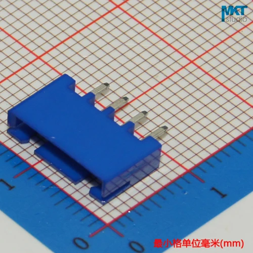 100 шт 4P XH 2,54 мм Шаг XH2.54 прямой штырь Мужская коробка заголовок вафельный образец красный черный зеленый синий желтый