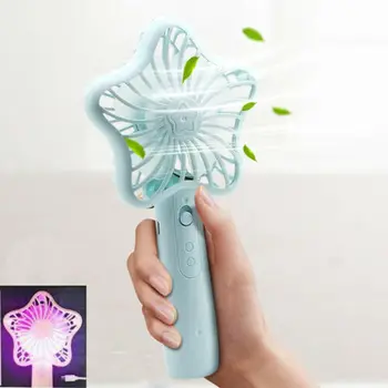 

New Portable Rechargeable Fan Pocket Size Air Cooler Mini USB Handy Fan +Battery