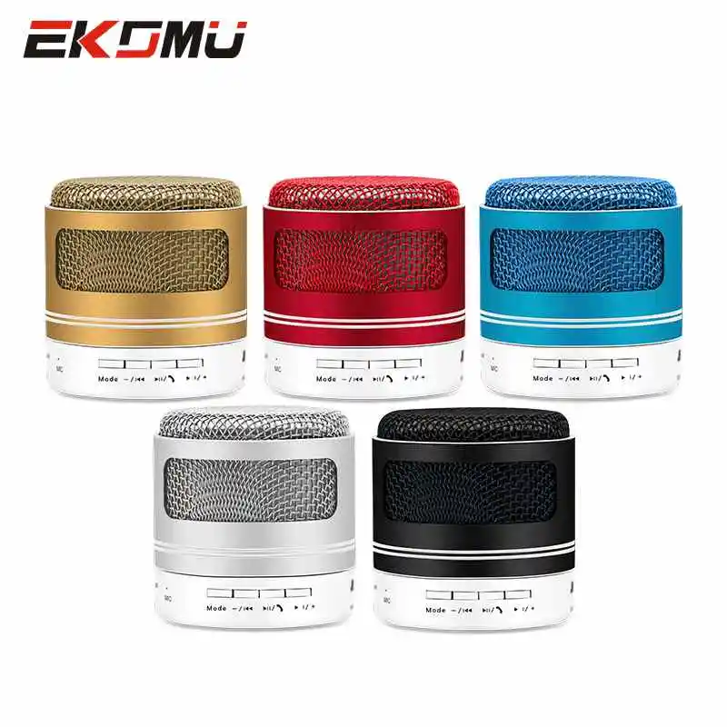 

EKOMU Portable Wireless Bluetooth Speakers Mini Best Multi-Function Indoor Stereo Scrub Car Iron Net Bluetooth Speaker