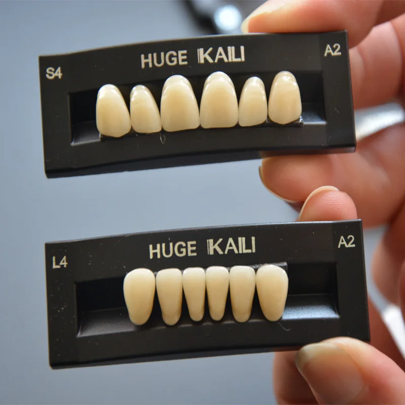 

20 boxes Resin Teeth Model denture Durable Dental Materials dentadura Colors Tooth Shade Guide false dentier Teeth Teach