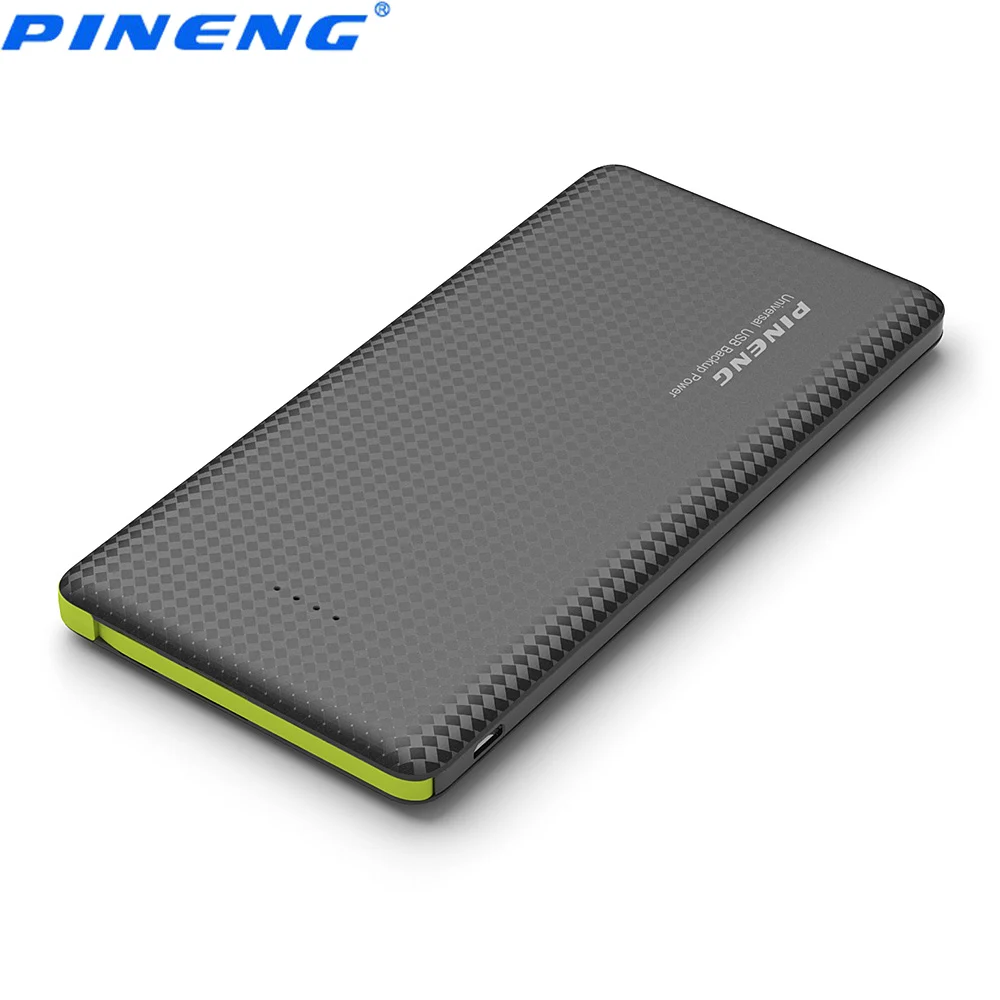  Genuine PINENG PN 951 10000mAh Portable Mobile Power Bank Battery Charger Built-In Charging Cable External Battery Charger 