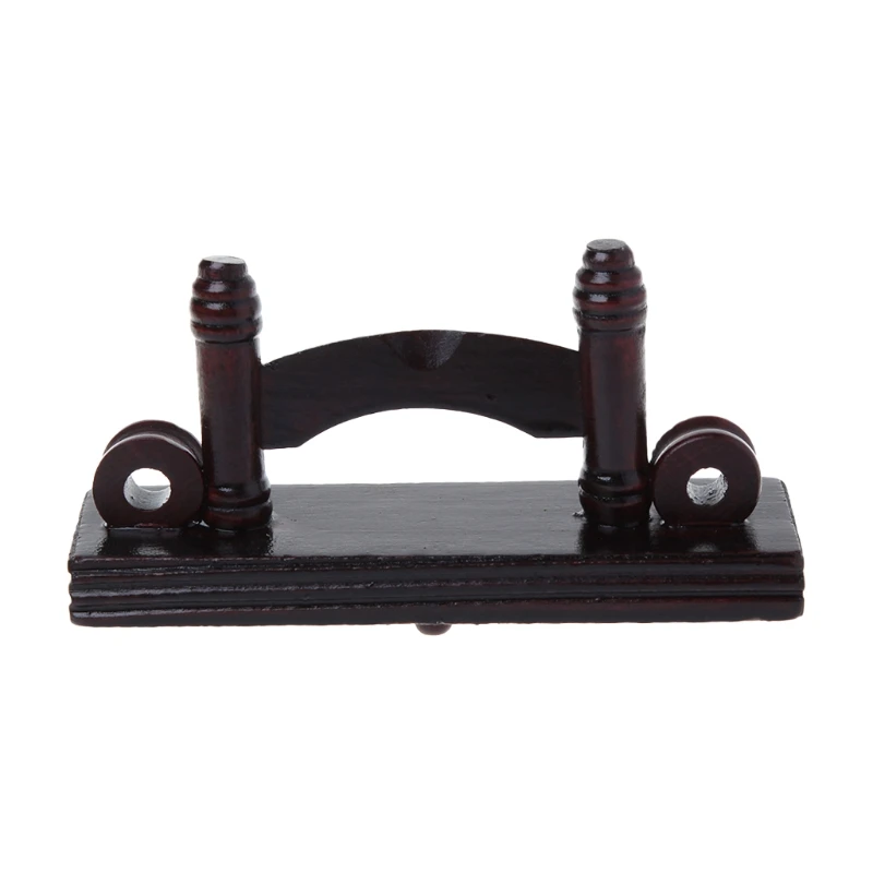 

Convenient Chinese Craft Hand Wood Fan Stand Display Base Holder Home Decor Room Decoration OP