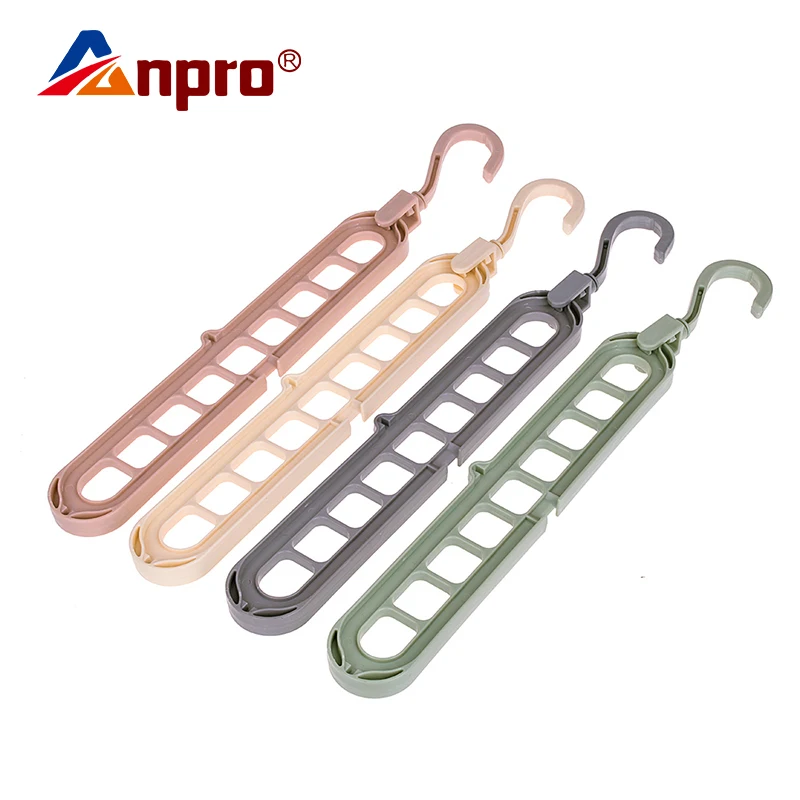 

Anpro Cabinet Hook Cupboard Clothes Storage Rack Multi-purpose Bedroom Non-slip Hanger Storage Artifact Decorative Hook
