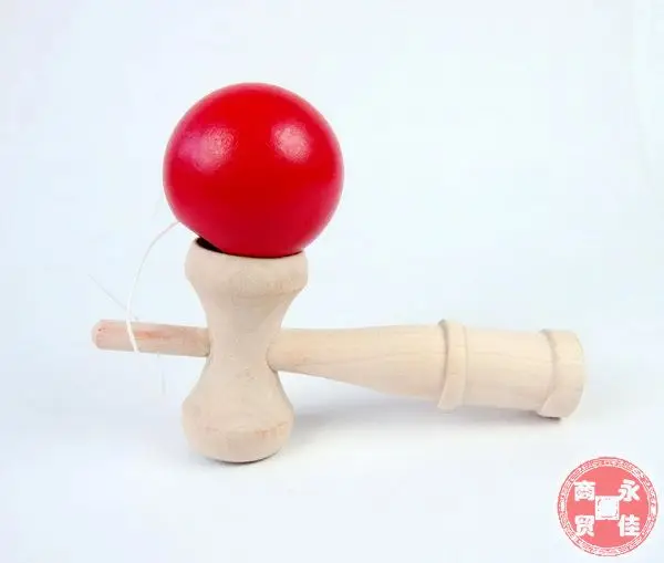 Длина 18*5,5 см шар Kendama японская традиционная деревянная игра обучающая игрушка для детей подарки 2 шт./партия