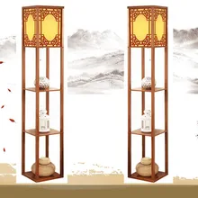Китайский стиль торшер Lamparas De Pie вертикальный деревянный напольный светильник для гостиной, стоячий светильник для внутреннего освещения