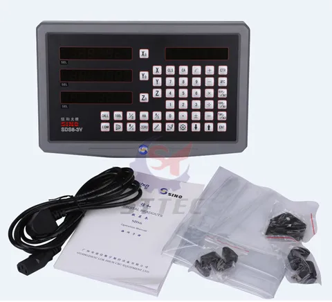 Digital para a Máquina de Torno e Fresadora Remoto de 3 Frete Grátis Sino Eixos Dro Leitura Sds6-3v