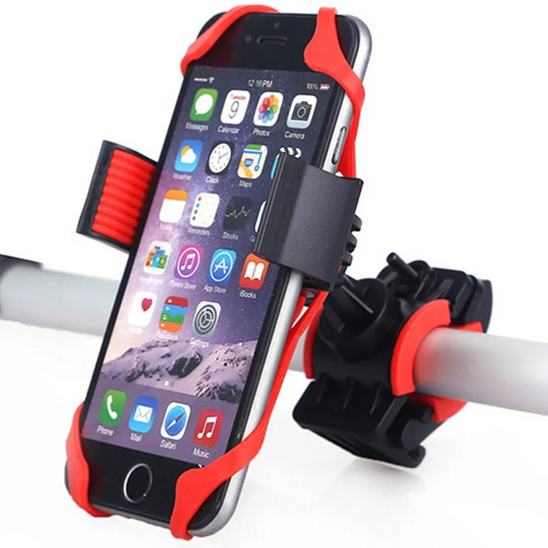 

Bicycle Phone Holder For iPhone Samsung Universal Mobile Cell Phone Holder Bike Handlebar Clip Stand GPS Mount Bracket