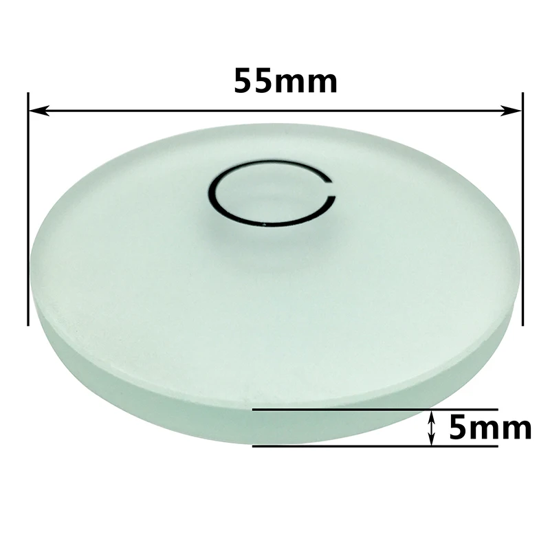 Diameter 55 mm Stereo Microscope Translucent Board Frosted Glass