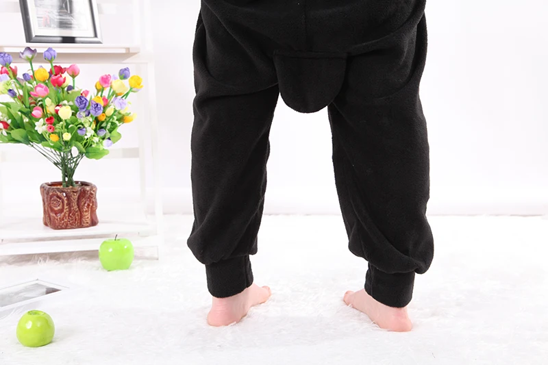 Kigurumi Penguin Black Onesies Unisex Sleepsuit Adult Pajamas Cosplay Costumes Animal Onesie Sleepwear Jumpsuit For Male Famale