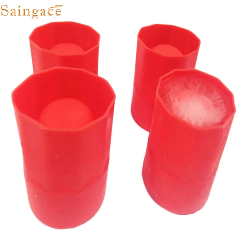 

Saingace Red New Cup Silicone Mold Ice Cup Shape Cooking Ice Trays Kitchen Accessories Frozen Ice Cream Tools Gifts