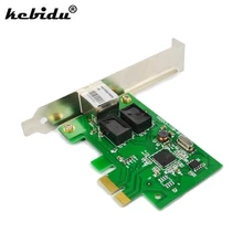 Kebidu Gigabit Ethernet PCI Express PCI-E сетевой контроллер карты 1000 Base-T 10/100/1000 Мбит/с RJ45 RJ-45 LAN адаптер конвертер