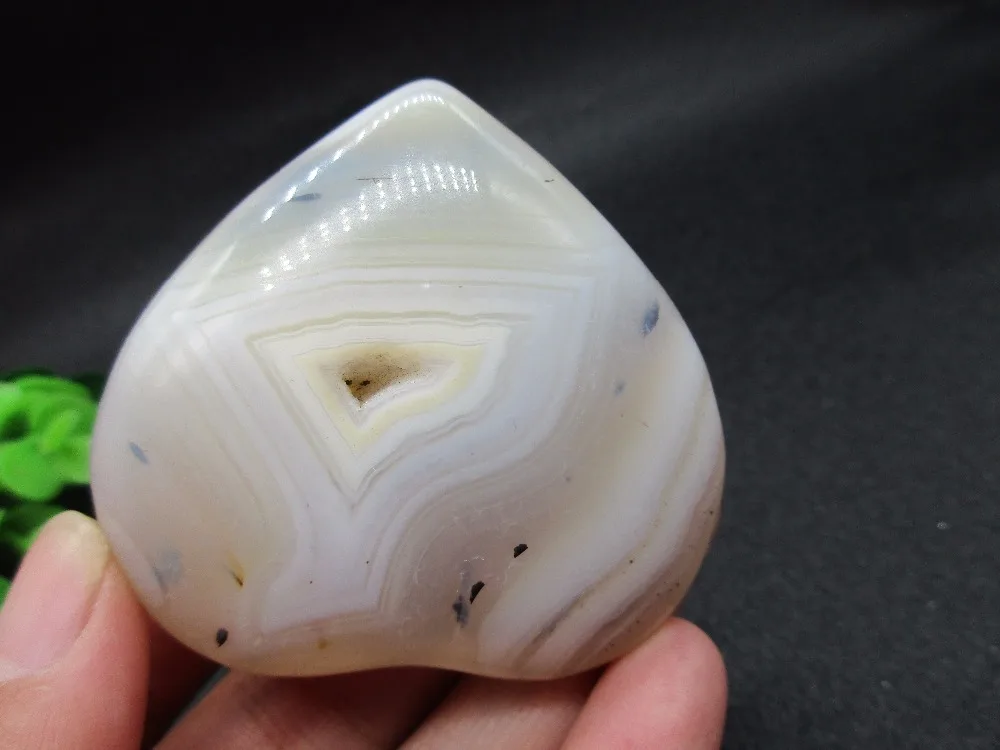 Natural Stone Gemstone White Onyx Stone Heart With Agate Hole Chakra Healing Reiki Stone Carving Crafts Heart Heart Heart Carvedheart Stone Aliexpress
