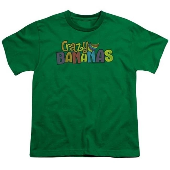 Trevco Dubble Bubble-Crazy Bananas - Short Sleeve Youth 18-1 Tee - Kelly Green Small