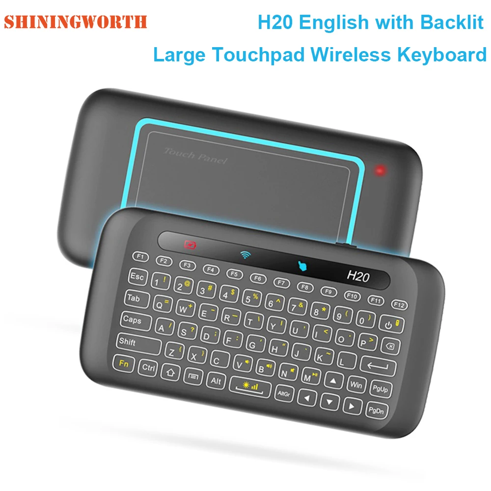 SHININGWORTH 2.4GHz Air Mouse Wireless Keyboard with backlight and