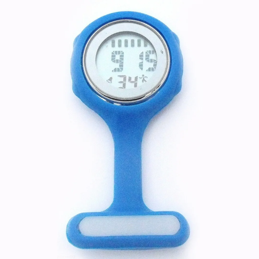 New Fashion Multi Function Pocket Watches Silicone Nurse Watch Brooch Tunic Fob Watch Doctor Medical reloj de bolsillo