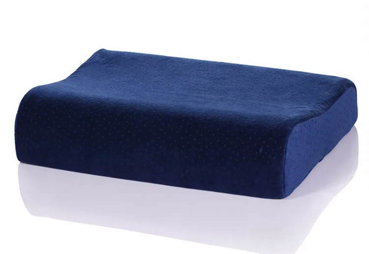 Новая Бархатная подушка с эффектом памяти, медленный отскок для шеи, дорожная подушка для здоровья и сна