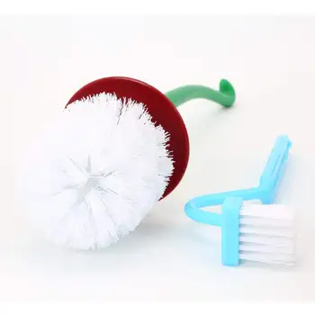 

Hot Cute Creative Cherry Toilet Brush Decorative Cherry Lavatory Brush Toilet Bowl Brush - Red Drop Shopping