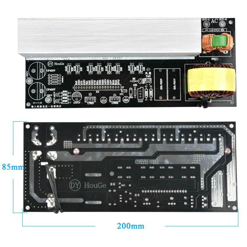 SUNYIMA 2000 Вт модифицированная Синусоидальная волна к чистой синусоидальной волне инверторная плата Diy комплекты с радиаторами DC380V/AC16V к AC220V