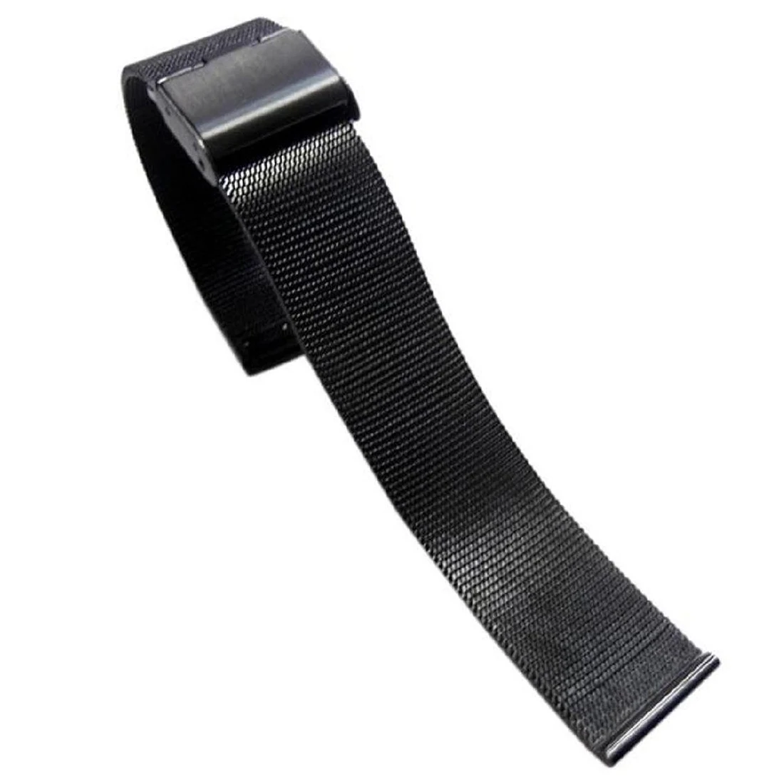 

Milanese fashion stainless steel 22 mm watch band belt - Black