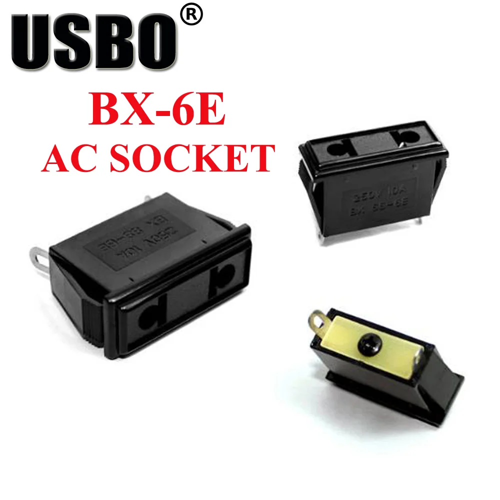 

Black industry multi-functional outlet 2 pins Elcectrical 250V 10A US EU universal AC power socket America Europe