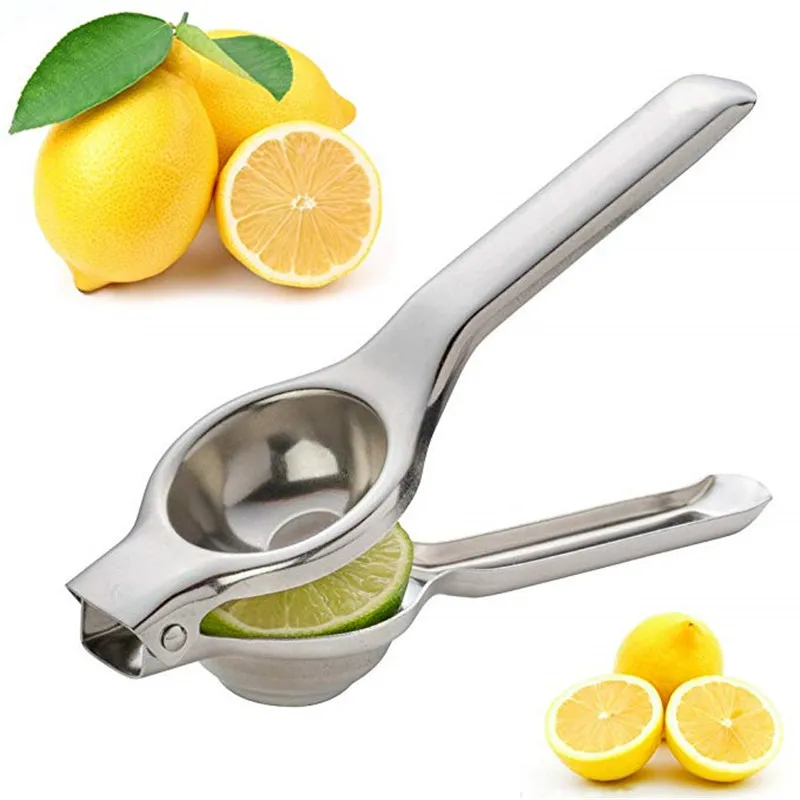 Stainless Steel Press Lemon Squeezer Manual Citrus Press Juicer