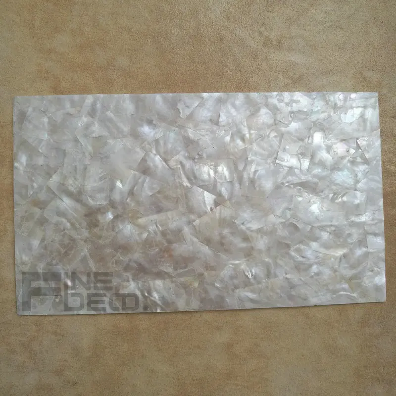 Buy AA grade white mother of pearl laminate sheet