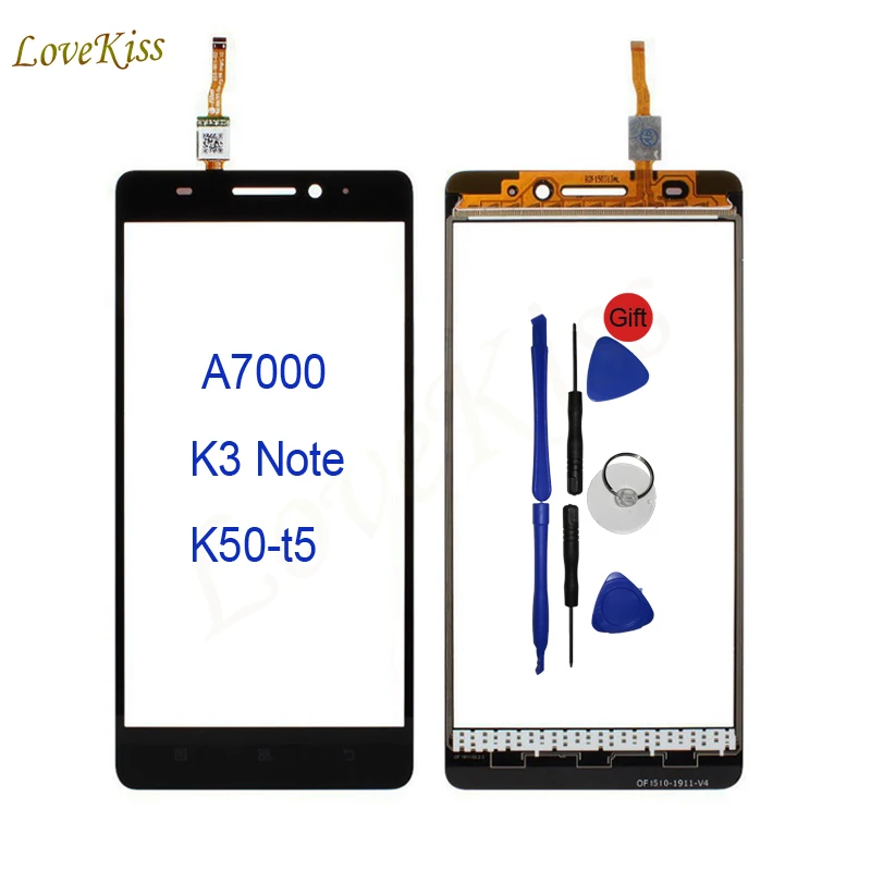Phone Touchscreen Digitizer Sensor For Lenovo A7000 K3 Note K50 t5 5.5