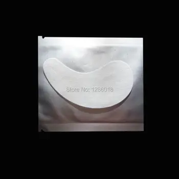 

100packs New Shape PURE White HYDROGEL Lint Free Under Eye Gel Pads Patches Eyelash Extension