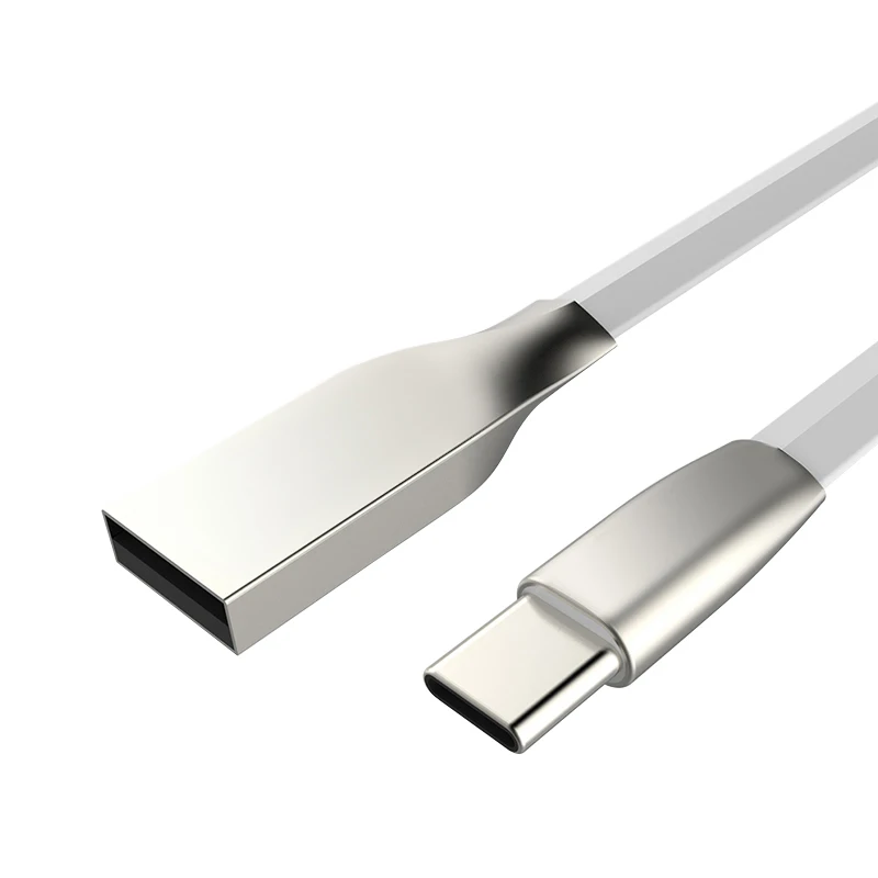 Suntaiho usb type C кабель передачи данных для быстрой зарядки type-C кабель мобильного телефона для Xiaomi samsung s8 OnePlus 2 Nexus 6P USB C - Цвет: White