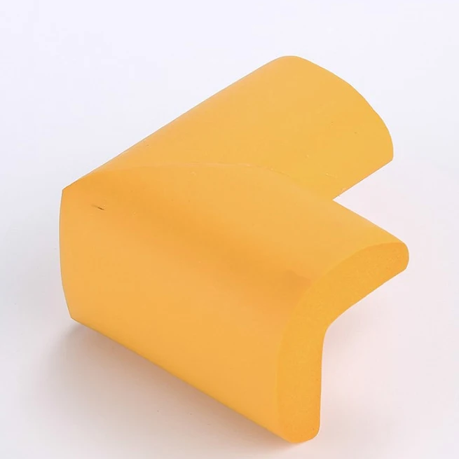 Защита углов стола 55*55 мм необходимая защита для детей Толстый Дизайн углов детские защитные кромки с лентой - Цвет: Orange