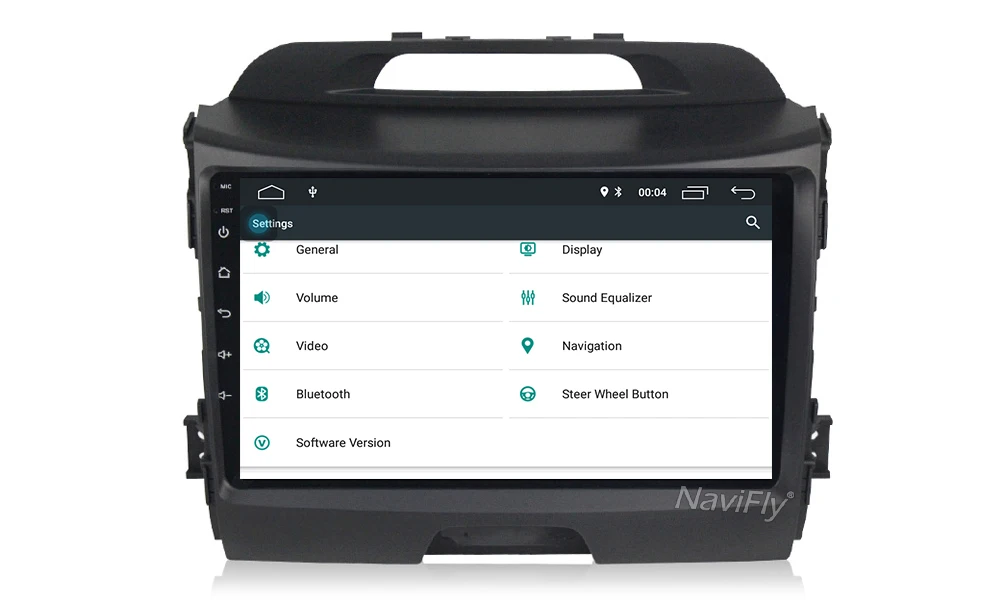 Best Navifly 9inch Android 8.1 Car multimedia player for KIA Sportage R 2014 2011 2012 2013 2015 Car radio GPS Navigation BT FM RDS 11