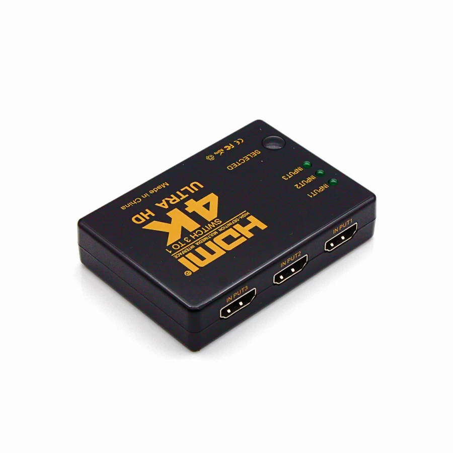 Сплиттер видеосигнала AIXXCO 4K * 2K 1080P HDMI 3 входа 1 выход переключатель переключателя