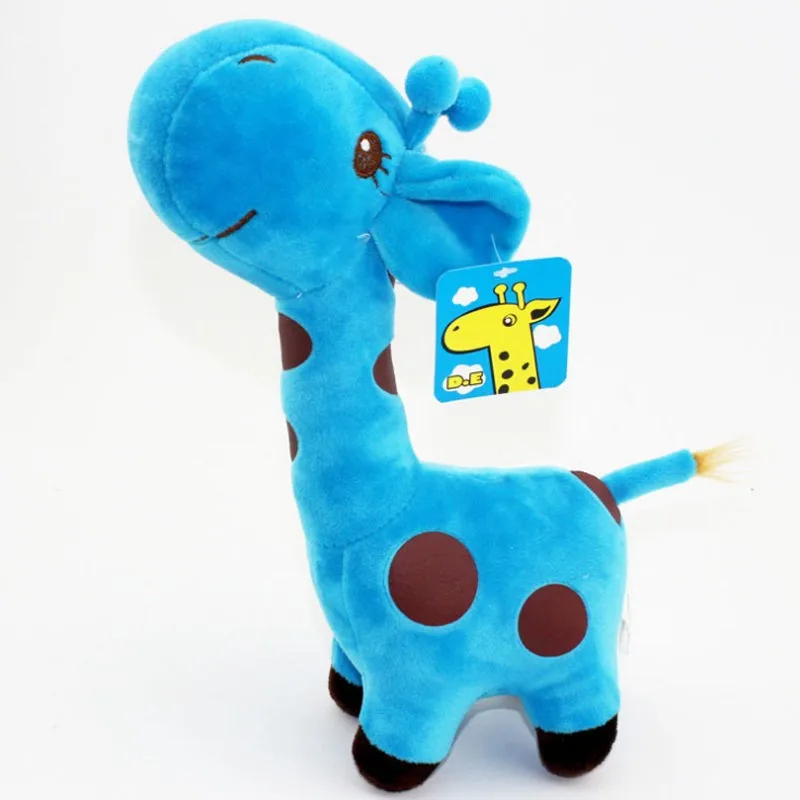 

1Pc 18CM Plush sexy doll toys Soft Animal Giraffe Style 6 colors Stuffed baby Kids Toys Hobbies Good Gifts For Boys Girls