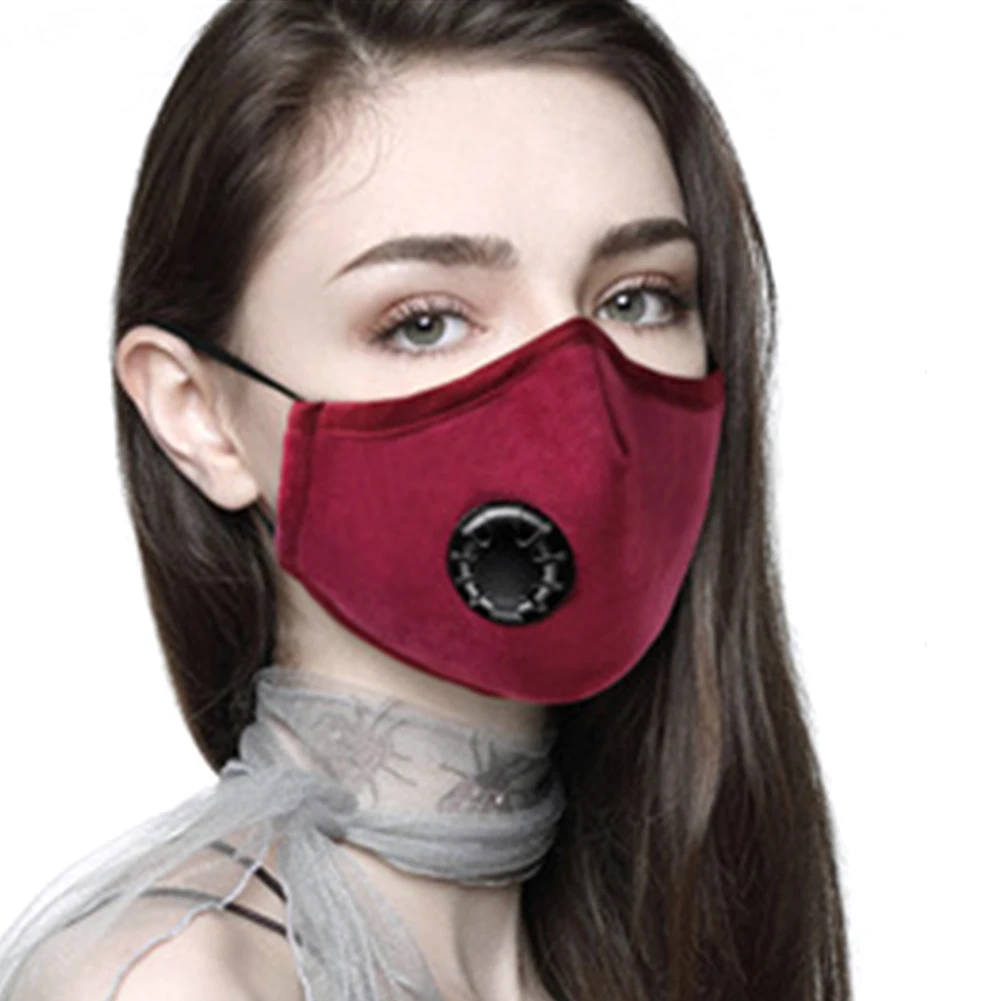 

Breathing Dust Mask for Men and Women Anti-fog Dust PM 2.5 Pollen Breathable Valve Mask Reusable Activated Carbon Air Filter