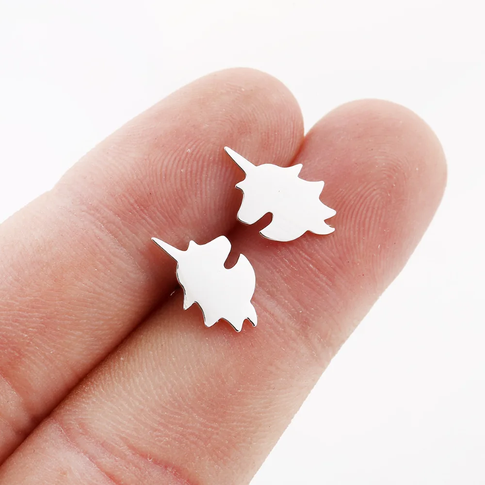

Hfarich Unicorn Earrings for Women Cute Animal Horse Stud Earrings Unicorn Jewelry oorbellen Gift brinco feminino Dropshipping