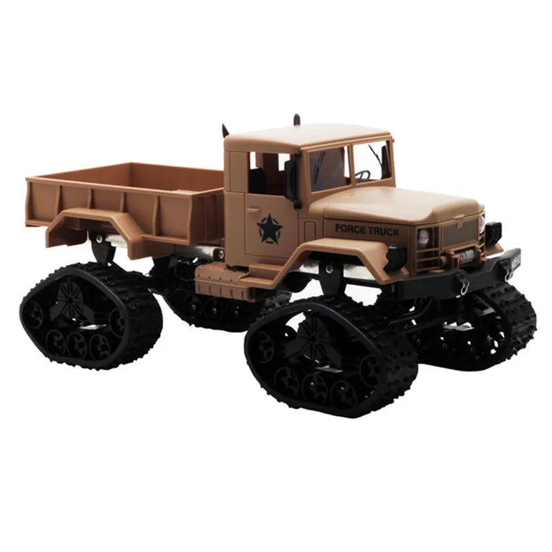 FY001A/FY001B RC грузовик WiFi 2,4 Ghz 1/16 4WD снег шины грузовик внедорожник с передний светильник WiFi FPV 0.3MP камера военный грузовик RTR
