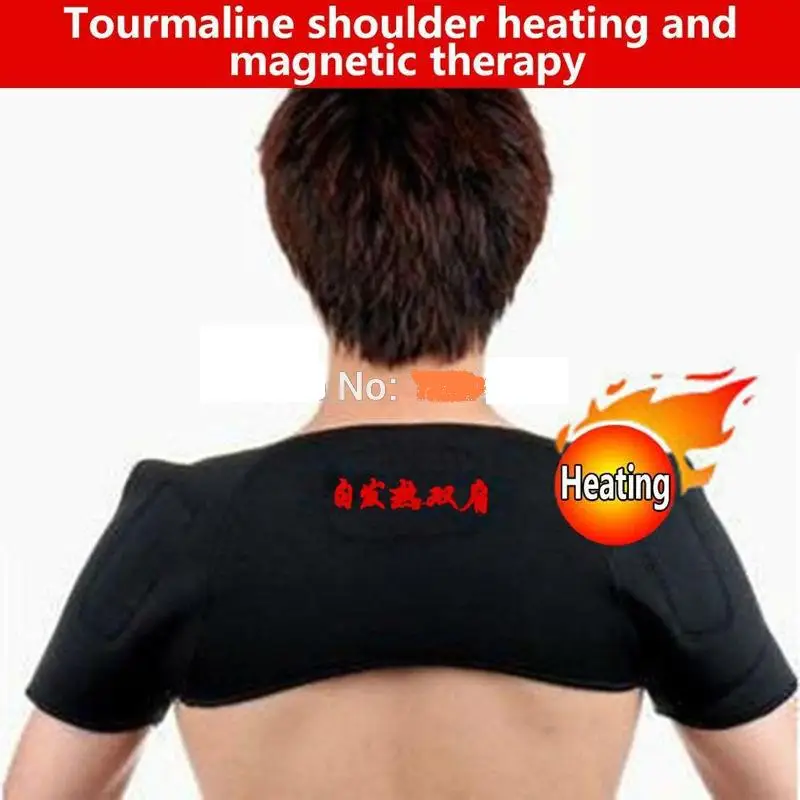 Back Pain Relieve Therapy Double Shoulder Brace Support
