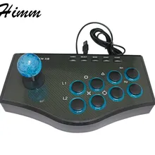 Бренд USB проводной контроллер игры Аркады Борьба джойстик Стик для PS3 Android компьютер PC Gamepad