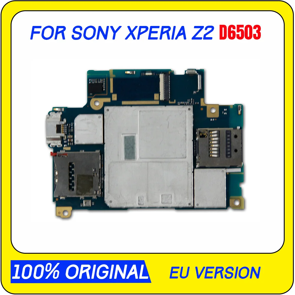 Полные Материнские платы для sony Xperia Z2 L50W D6503, оригинальная разблокированная материнская плата для sony Z2 D6503