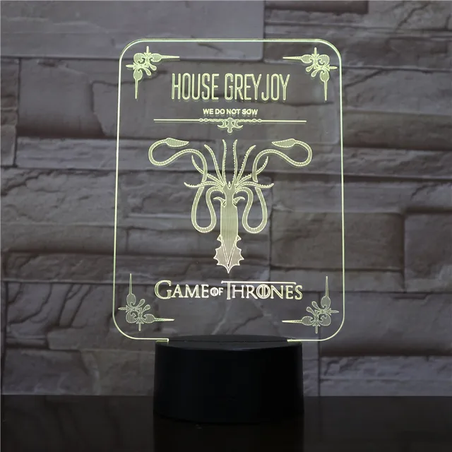 Buy House Targaryen Dragon LED Night Light USB Touch