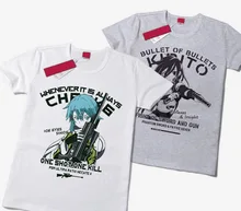 New Novelty Anime Sword Art Online T Shirt TShirt Cotton Short Sleeve SAO T shirt Men
